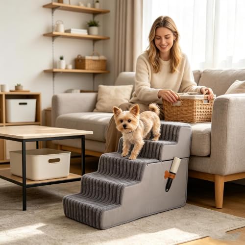 Rampa de cama para perros que sufren problemas para subir al sofá 4