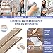 Homwiz Treppenstufen Matten, Stufenmatten Selbstklebend Innen 15 Stück, Treppenstufen Antirutsch Zuschneidbar Wiederverwendbar für Schützen Sie Haustiere, Senioren Kinder (Beige, 76cm x 20cm)
