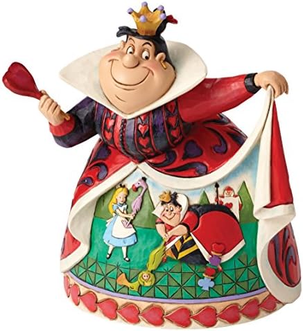 Disney Traditions Queen of Hearts Ornament Figure,15 x 13.5 x 18 cm