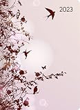 Mini-Buchkalender Style Hummingbird Tree 2023 - Taschen-Kalender A6 - Kolibri - Day By Day - 352 Seiten - Notiz-Buch - Alpha Edition