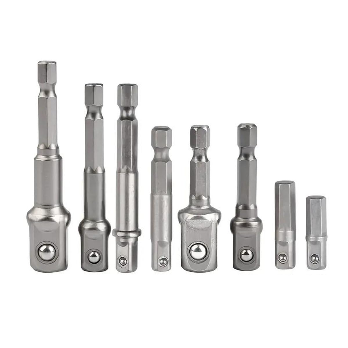 NewShark Drill Socket Adapter 1/4 Hex Shank Extension For Impact Driver 1/2 3/8 1/4 Square Head Drill Bit Adapter Set Hand Tools (B0D9LQYJCD) Amazon Price History, Amazon Price Tracker