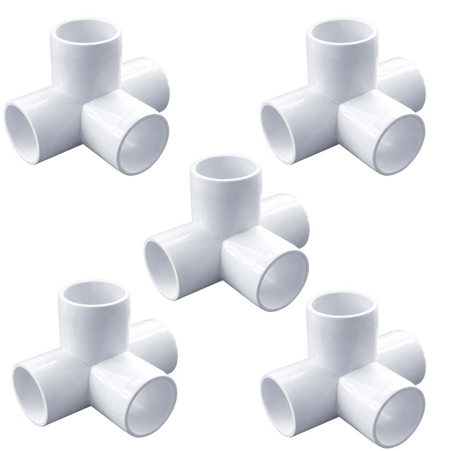DEHRAN UPVC 4-Way Elbow - Plumbing & DIY -8