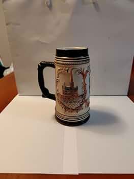 Amazon.co.jp: 陶器製 ビアジョッキ ビアマグ アンティーク