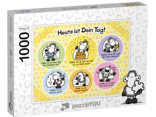 puzzleYOU: Puzzle 1000 Teile „Heute ist Dein Tag“