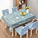 YOUYUANF Garten waschbarer Esstisch rechteckiger Stuhlbezug wasserdicht, verbrühungsbeständig, ölbeständig Einweg-Esstisch Couchtisch Schrankbezug Handtuch Baumwolle und Leinen 120 x 160 cm