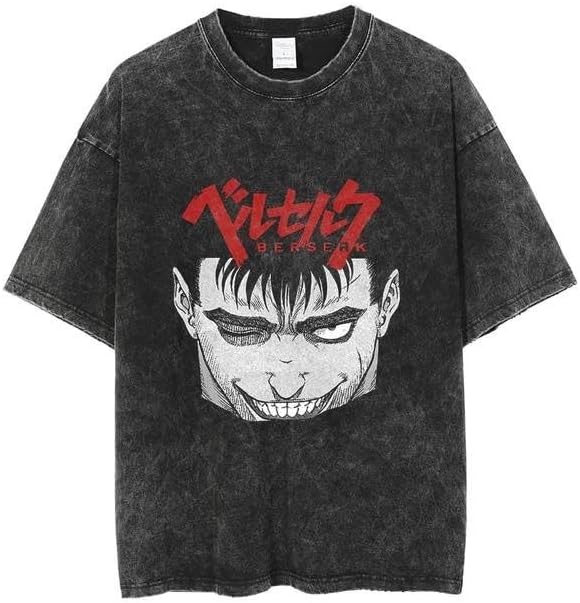 Men's 90s Vintage Anime Y2K Tops Graphic Shirts Summer Casual Tee Streetwear Harajuku Top Tshirt - Image 3