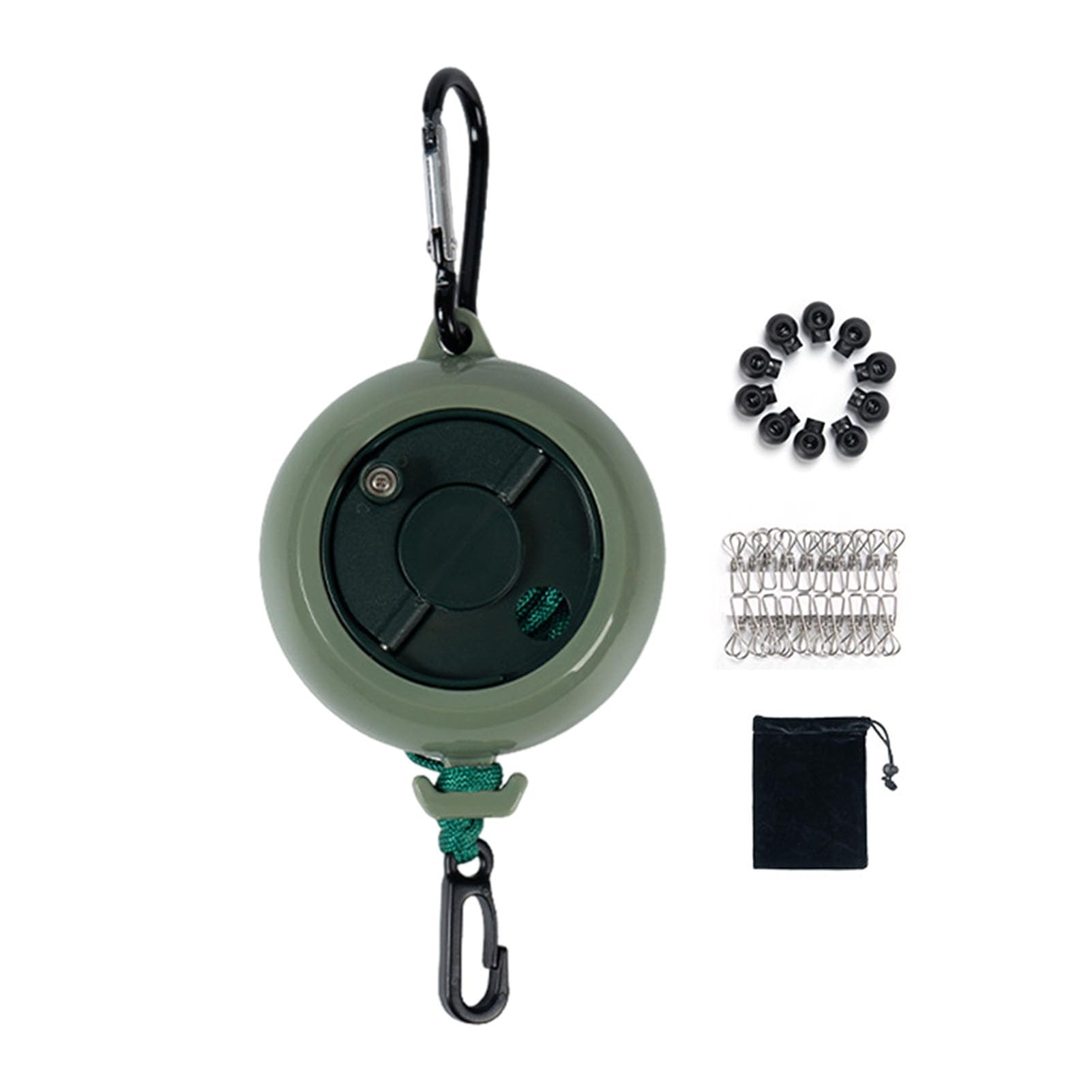 Rikuuui Retractable Clothesline 10M Heavy Duty Laundry Drying Rope Kit