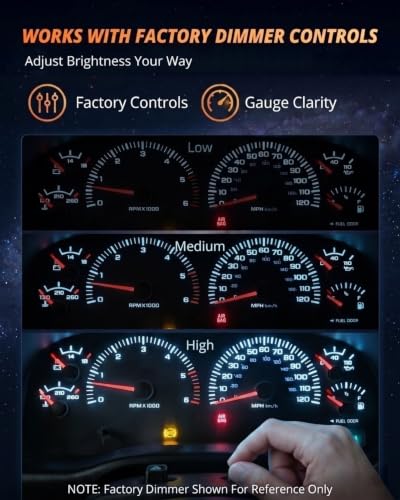 Kit de 20 LEDs para panel Dodge Ram 94-01 miniatura 6