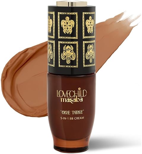 LoveChild Masaba One Take 5 in 1 BB Cream For Deep Skin Tone, Benefits of Serum, Primer, Moisturizer, Concealer &amp; SPF 20 P...