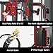 SNODE ALL10 Smith Machine for Home Gym, Power Rack with Cable Crossover, Squat Rack with Leg Press and Advanced LAT Pull-Down Seat, 2000LB Weight Capacity