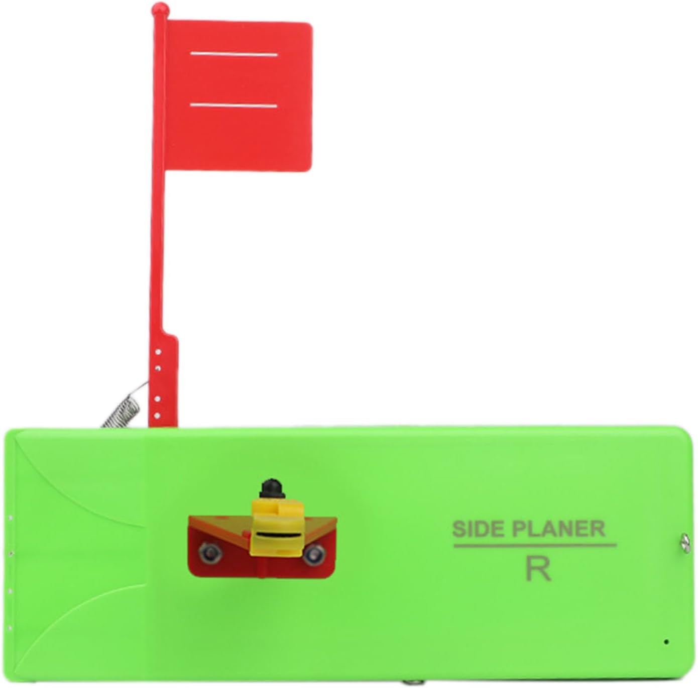 Green Planer Boards for Fishing, Inshore Off Shore Trolling Dragging Crappie Planer Boards Kits with Flag, Quick Grip Snap for Trolling Boat Fishing Towing Tool
