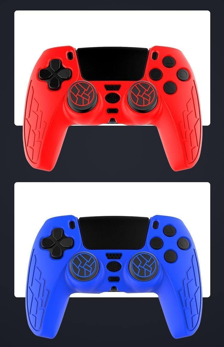 PS5 Thumb Grips Rocker Cap Non Slip Luminous Joystick Button Cover for PS5 PS4 Xbox Series X 360 Controller Accessories - 4 Pcs