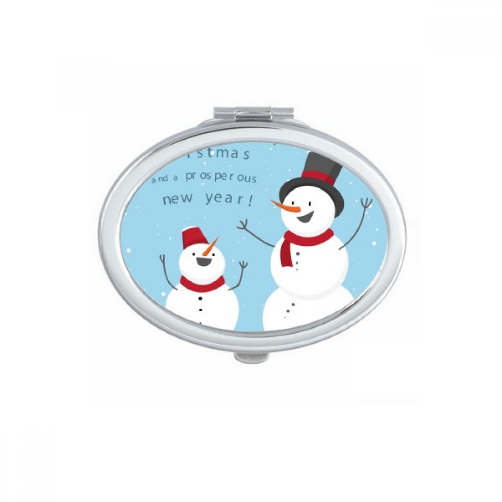 Miroir de poche portable avec motif étoile à cinq branches design
