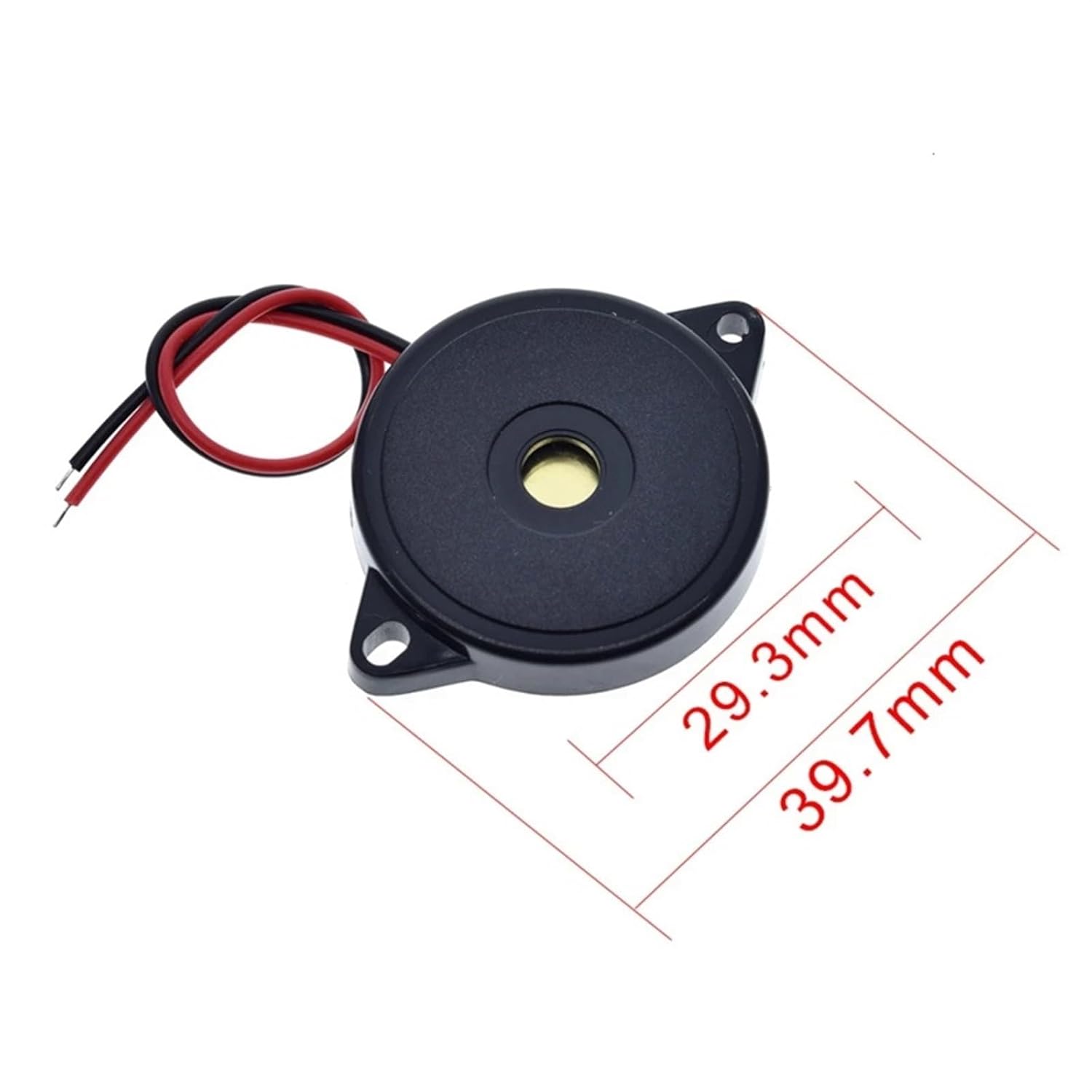 1/5PCS 30X5.5MM Enclosed Piezo Passive Buzzer Element W/Wires AT3040(5pcs)