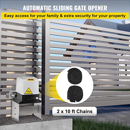 Happybuy PYLLJ000000000001 Automatic Sliding Gate Opener 1400Lbs With 2 Remote Controls thumb #1