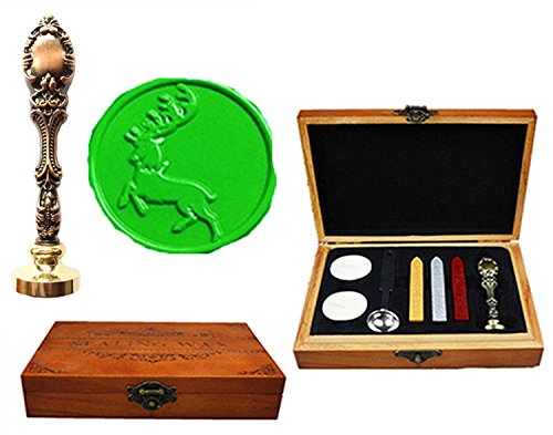 Cuillère à fondre en bois et sceau en bronze pour réussir vos cachets