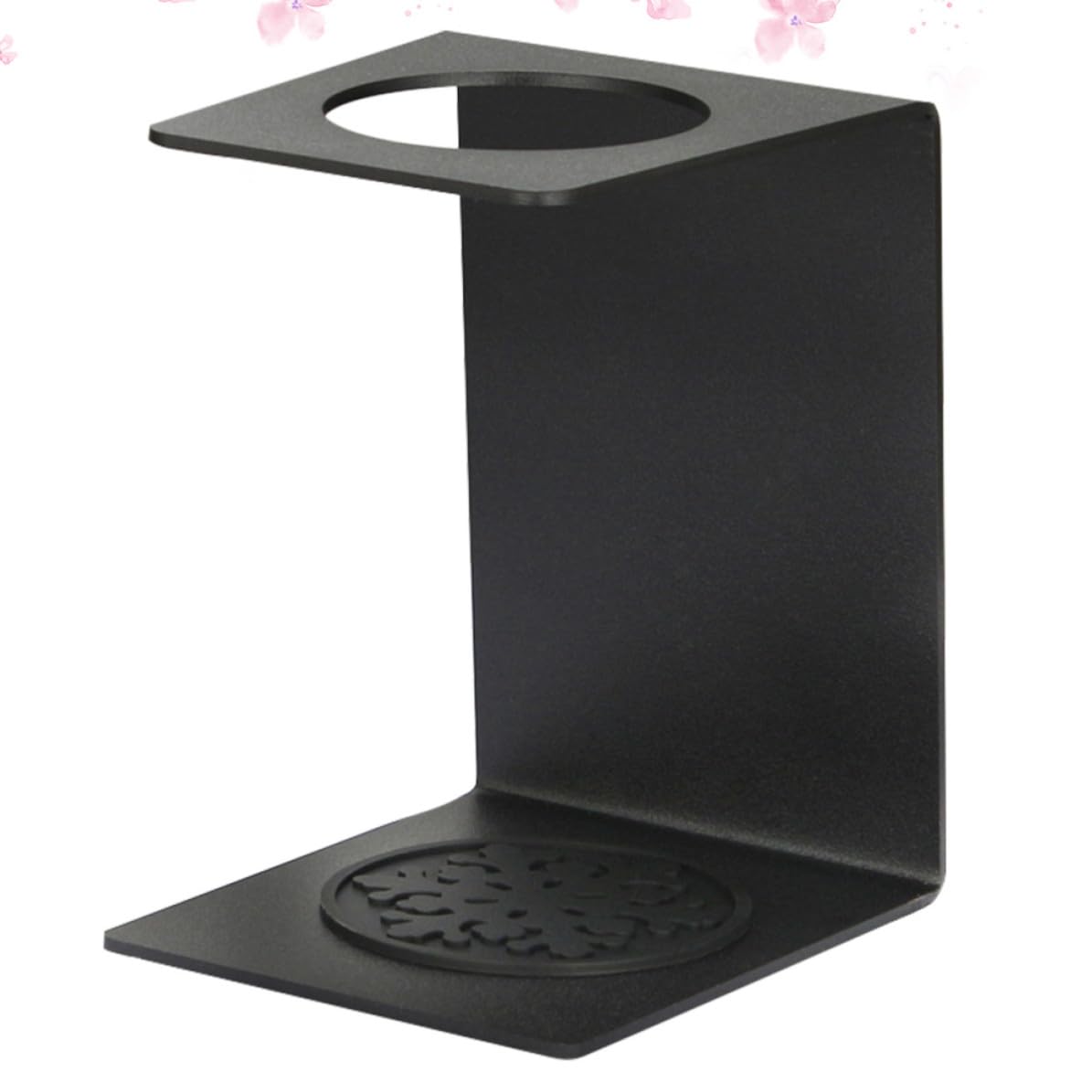 COHEALI Robuster Kaffeefilterhalter aus Metall in Schwarz Kompakter Filterbecherhalter für Kaffeezubehör zum Aufbewahren und Brauen Einer Tasse Kaffee