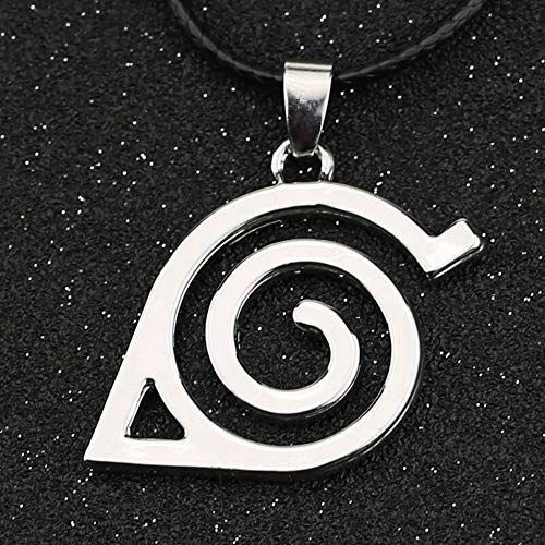Colar Naruto Konoha Símbolo Aldeia Vila Oculta da Folha
