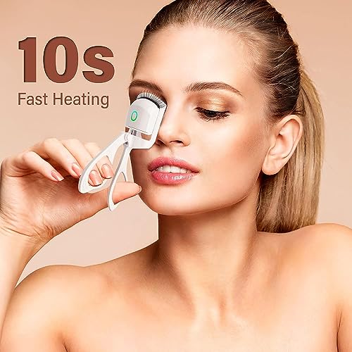 Sekaler Heated Eyelash Curler - Rechargeable Electric Eyelash Curler -4 Convenient Temperature Modes - Portable, Travel-Friendly, USB Charger- Perfect Gift for Women