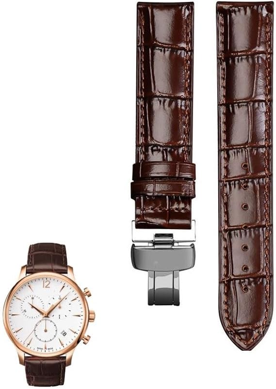 Leather Watchband For Tissot Le Locle 1853 T41 T006407B Junya Men Women watch strap