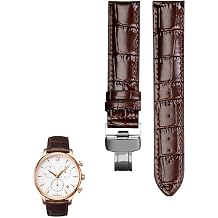 Leather Watchband For Tissot Le Locle 1853 T41 T006407B Junya Men Women watch strap