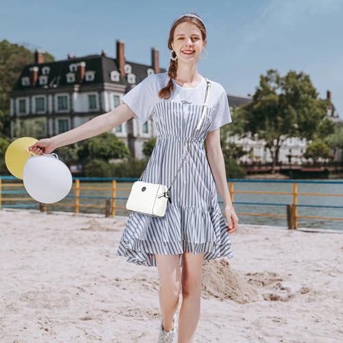 Image of Genuine Leather Small Crossbody Bags for Women | Lightweight Shoulder Purse, Designer Handbag with Adjustable Strap, Casual Travel Everyday Bag