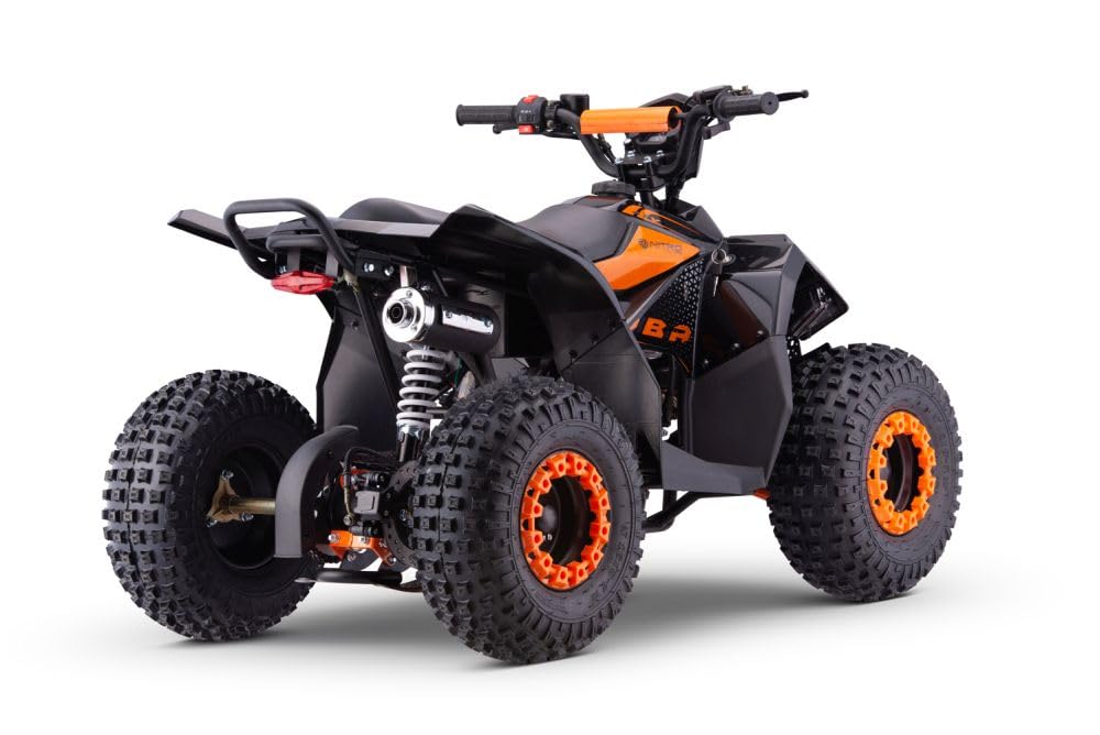 Cooba RG7 PRM 125cc Midi Quad 7 Zoll Automatik Rückwärtsgang E Start Kinderquad ATV (Rot)