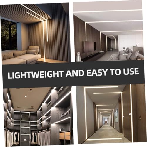 Boîtier aluminium kit de canaux Alipis en U avec diffuseur LED haute durabilité