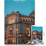 1000-teiliges Puzzle für Erwachsene, Buenos Aires Spielzeug, Lernspiel, schwierig, Geschenkidee zum Geburtstag, Größe 38x26cm