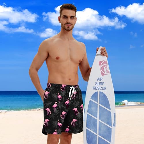 westwolf Men Swim Trunks with Compression Liner Men's 2 in 1 Bathing Suits 7 Inch Hawaiian Board Shorts2