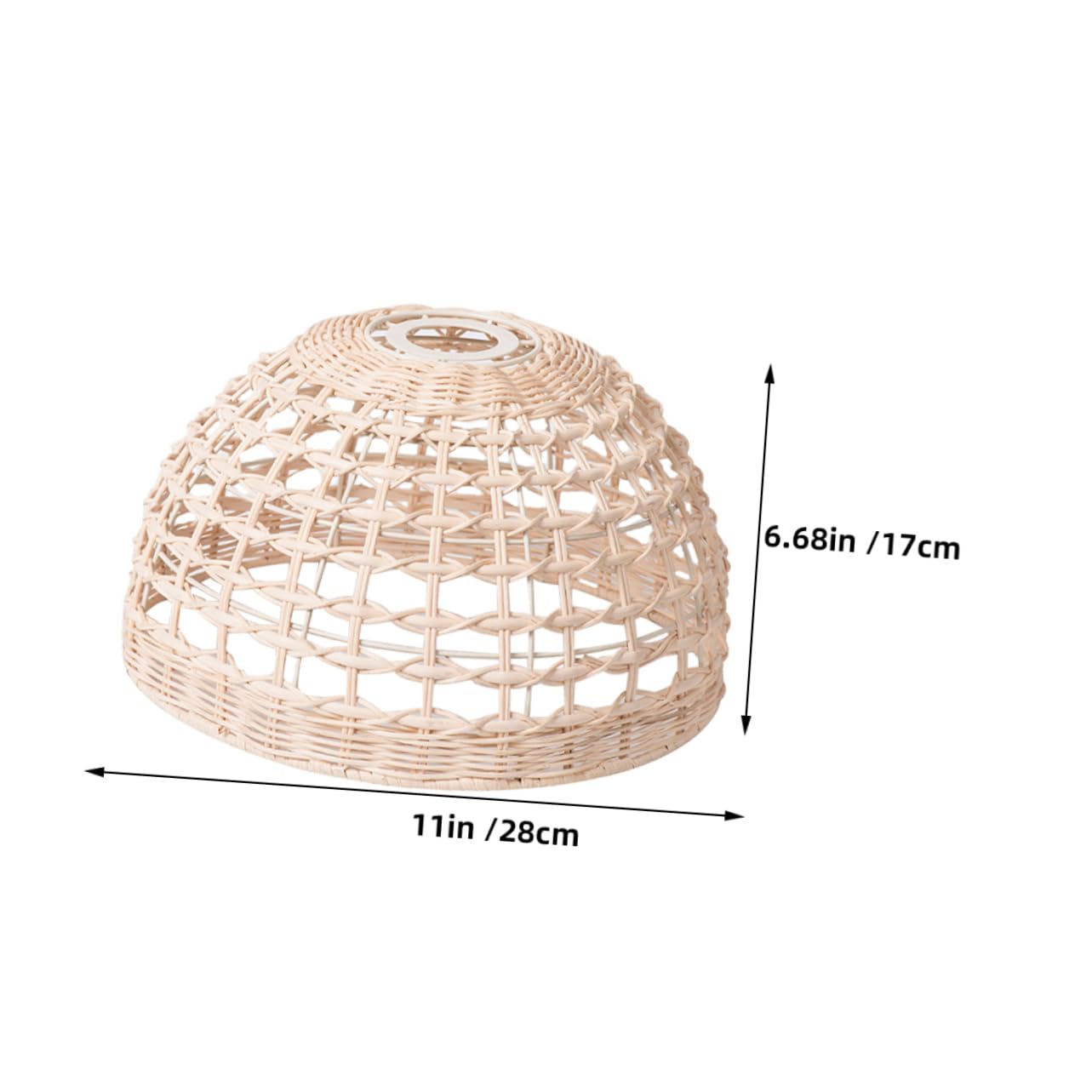 Housoutil Rattanowy Abażur Wiszące Lampy Odcienie Chic Light Akcesoria Rustykalne Abażury Wiszące Oświetlenie Sufitowe Odcień Wisząca Odcienie Tkany Abażur Części Zamienne Do Lampy