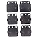 MOTOKU Front and Rear Brake Pads for LTZ 400 DVX 400 KFX 400