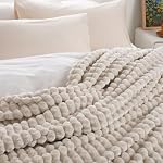 PHF – PHF Kuscheldecke Flauschig 150x200cm – Weiche Fleecedecke in