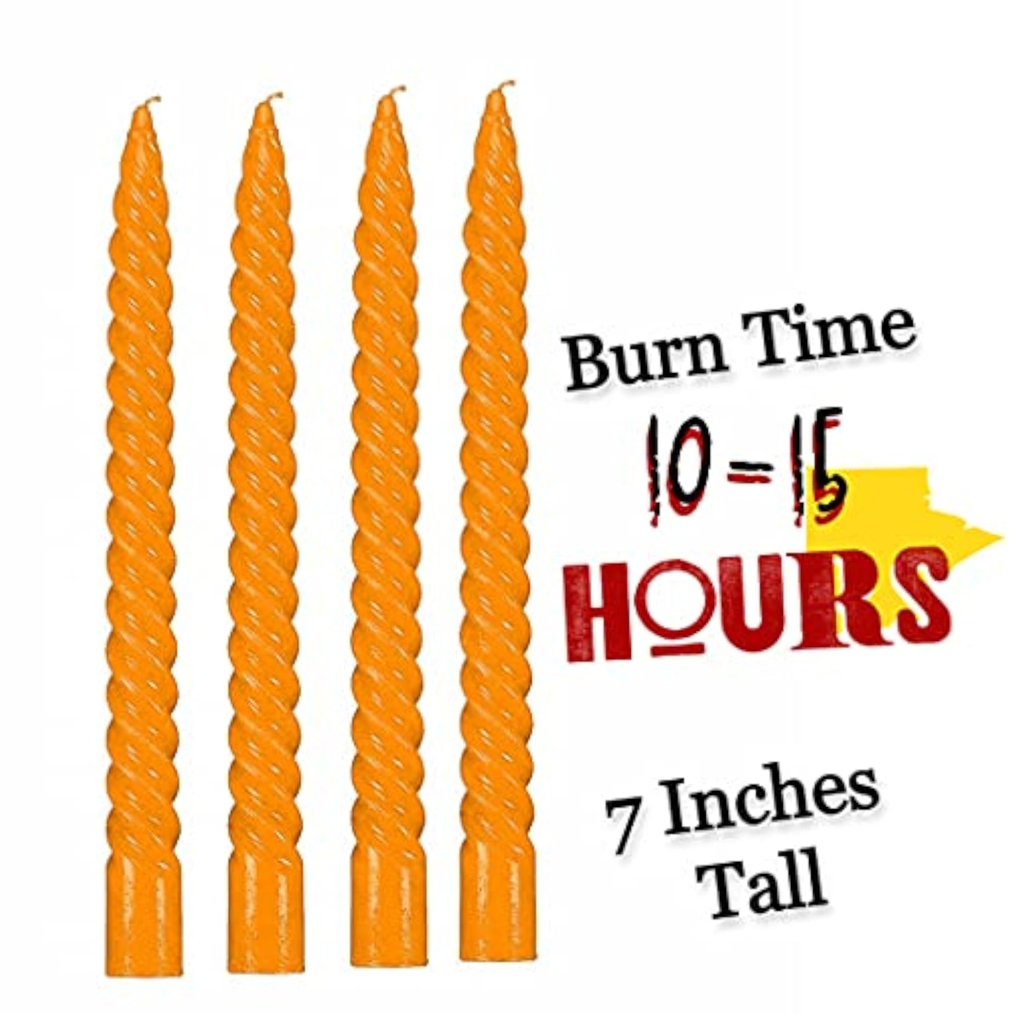 Sapi'S Smokeless & Dripless Scented Spiral Stick Candle, Pack of 4