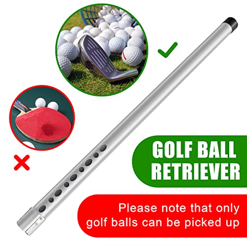 Golf Ball Retriever Professional Picker Durable Aluminum Golf Ball Shag Tube Release Retrievers Collector Practice Pick-Up Sucker Tool, 39 Inch #TOP3