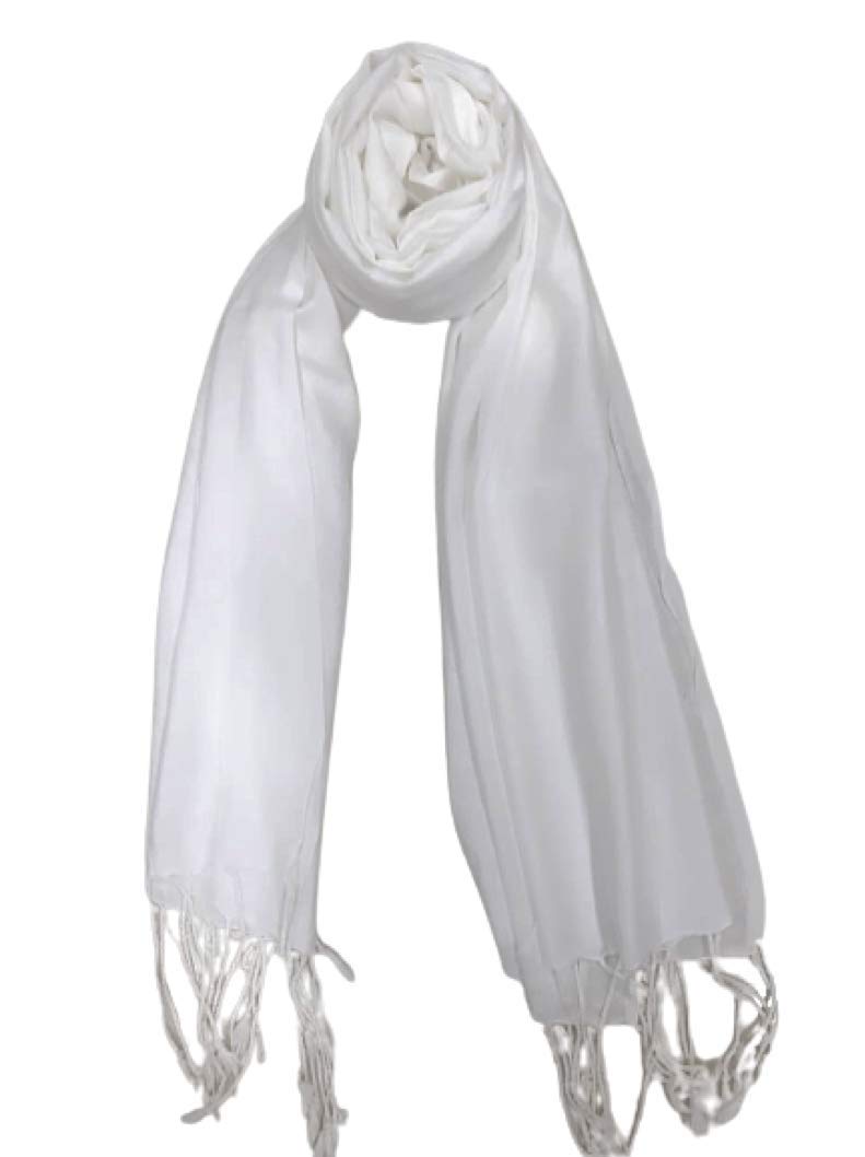 Monika Collection Liva Viscose Plain Rayon Stole,Scarf for Women
