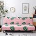 Pokrycie sofy Pokrywa sofa, elastyczna antypoślizgowa odporna na zużycie sofa osłona osłona łóżka, salon uniwersalna osłona sofa bez narażania, wzór liści 13 190x220cm Pokrycie na sofę narożną