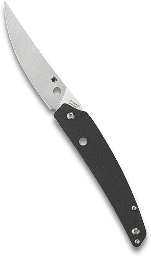 Spyderco C242CFP Black Handle 11cm