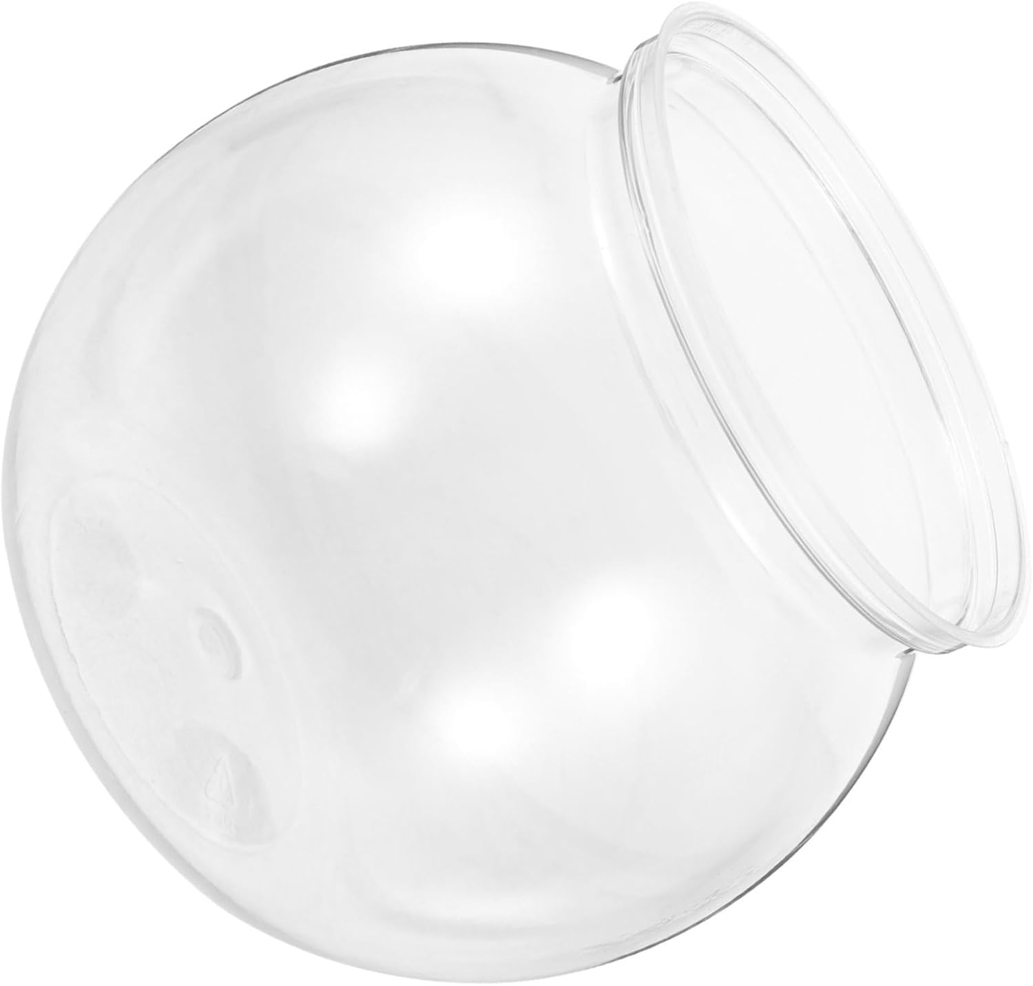 Angoily Plastic Fish Bowl Heavy Duty Storage Container for and Party Favors Aquarium Style Decorative Bowls Reusable and Easy to Clean