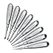 Winged Elevator Serrated Curved Standard Handle Set of 8