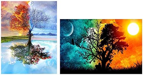 Crafts for Adults & Women 5D Diamond Painting Art Kits for Adults,2 Pack Jesus Painting Cross Stitch Kits,Full Drill Crystal Rhinestone Embroidery Pictures Arts Craft for Home Wall Decor Gift