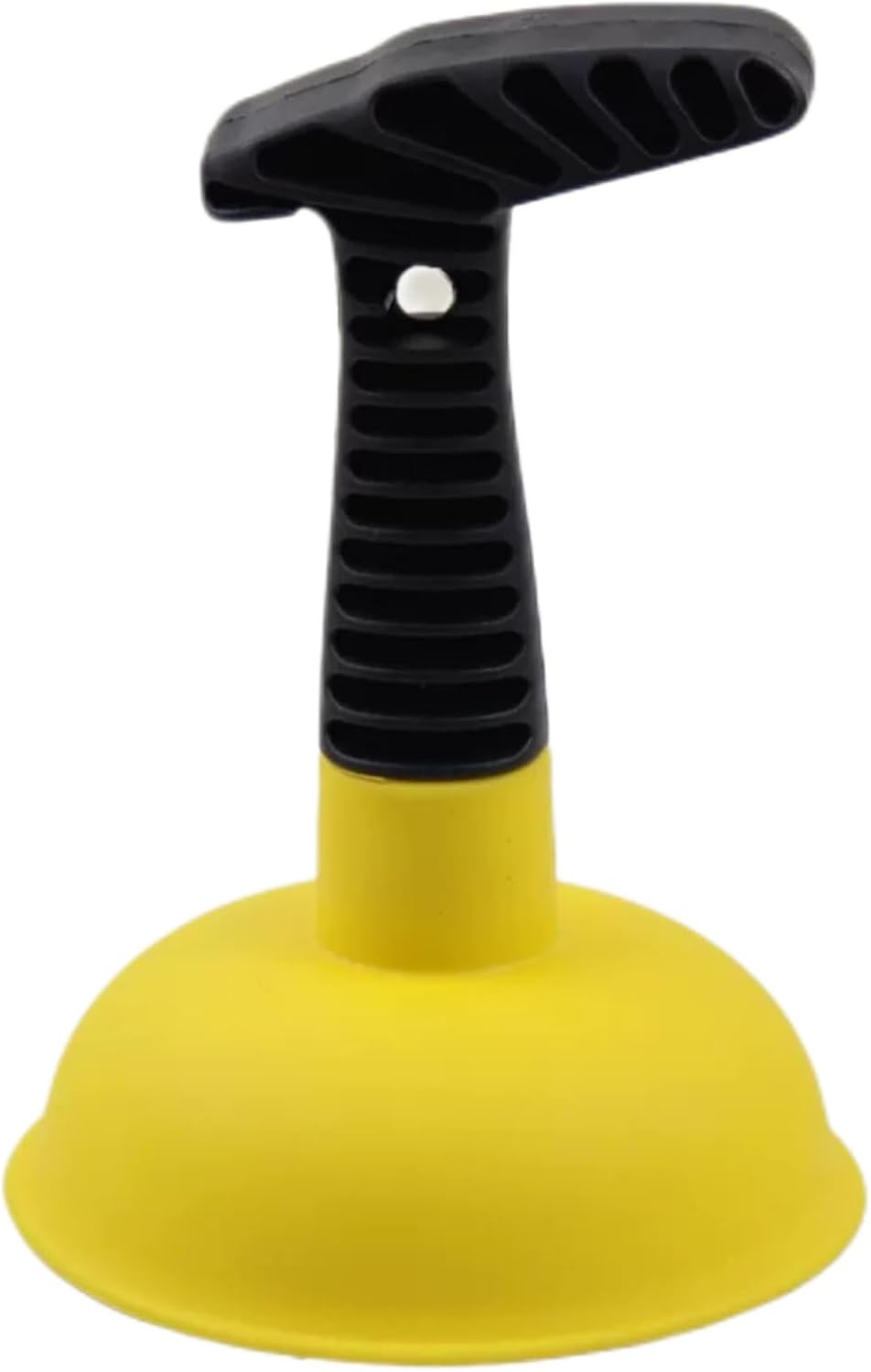 Mini Sink & Drain Plunger with Short Handle - Heavy-Duty Rubber Cup & Ergonomic Grip for Powerful Suction, Unclog Slow Drains in Sinks, Tubs, Showers, Bathrooms, Kitchens, Compact, Space-Saving Design