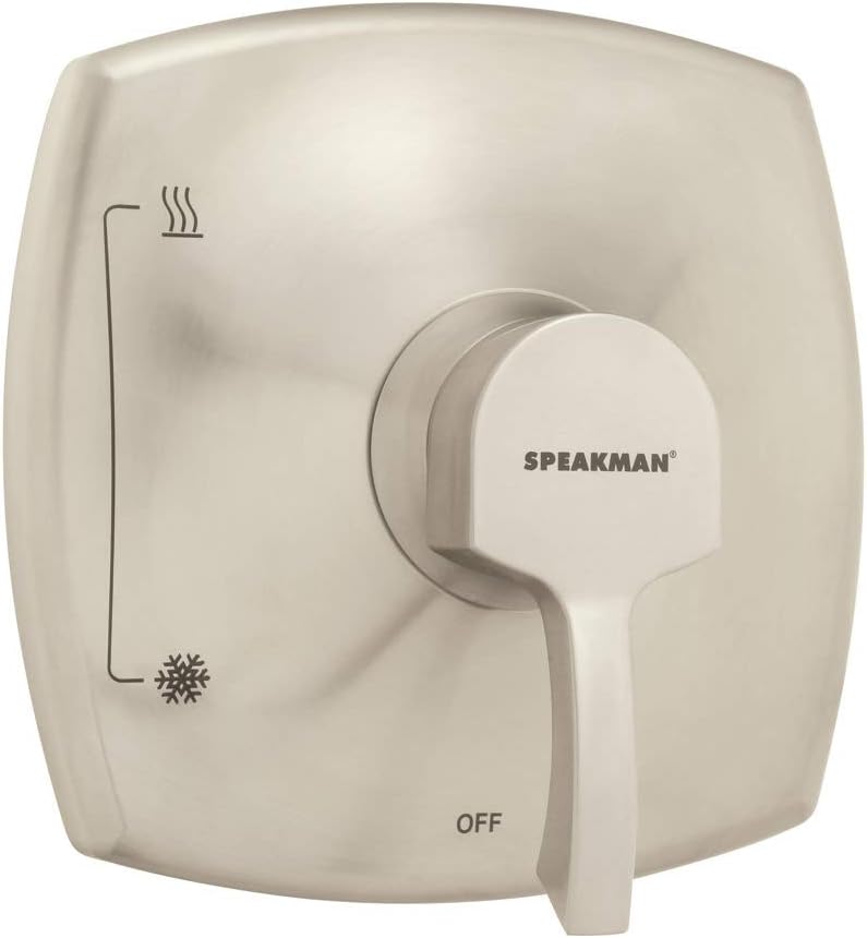 Speakman CPT-11400-P-BN Tiber Pressure Balance Diverter Shower Valve Trim, Brushed Nickel (Valve Not Included)
