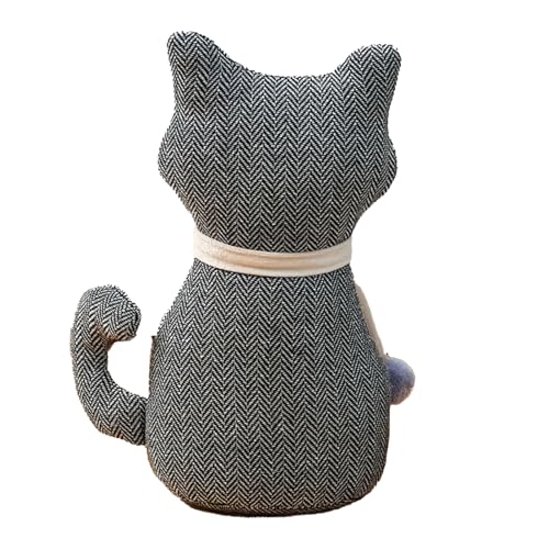Butée de porte en forme de chat bloqueur de pièce coupe-vent sol
