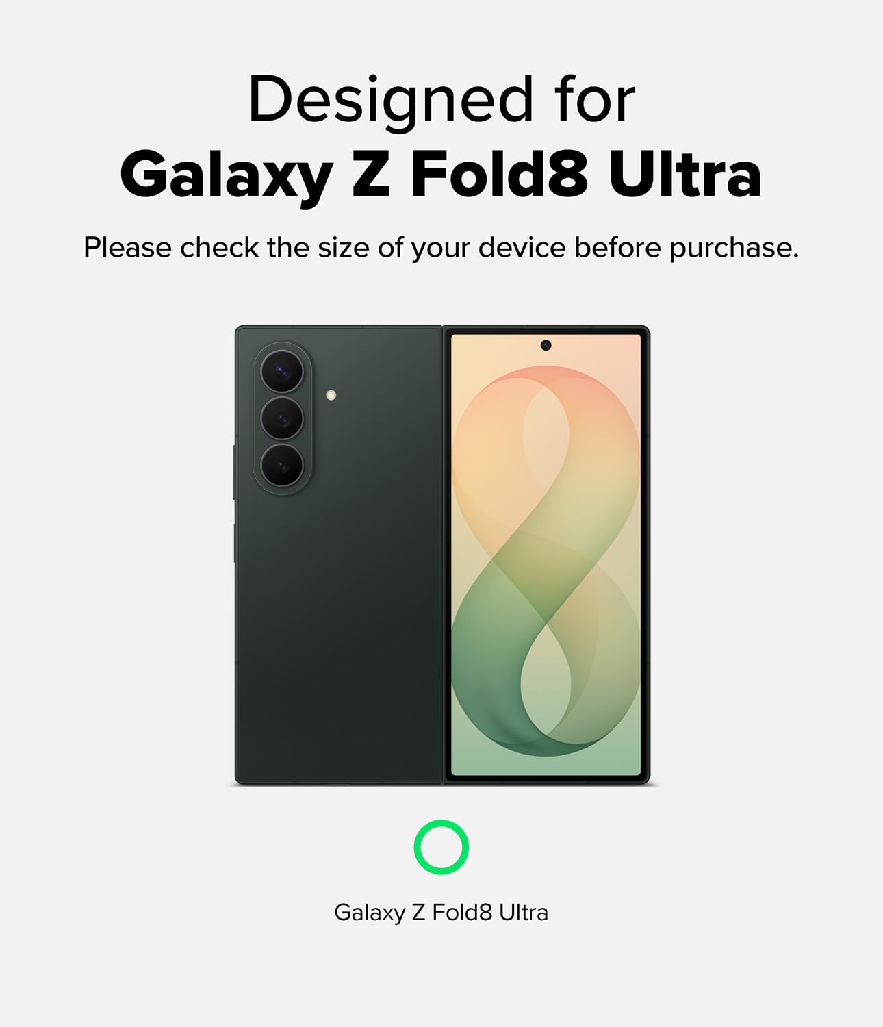 Ringke Funda y Protector Pantalla para Galaxy Z Fold 8 Ultra