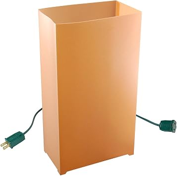 LumaBase Electric Luminaria Kit, Tan - Set of 10