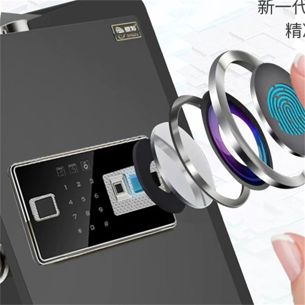Office Commercial File Safe Household Small Anti-theft Fingerprint Electronic Code Box All Steel Thickened
