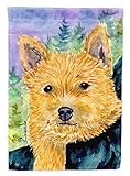 Norwich Terrier Bandera, poliéster, Multicolor, S