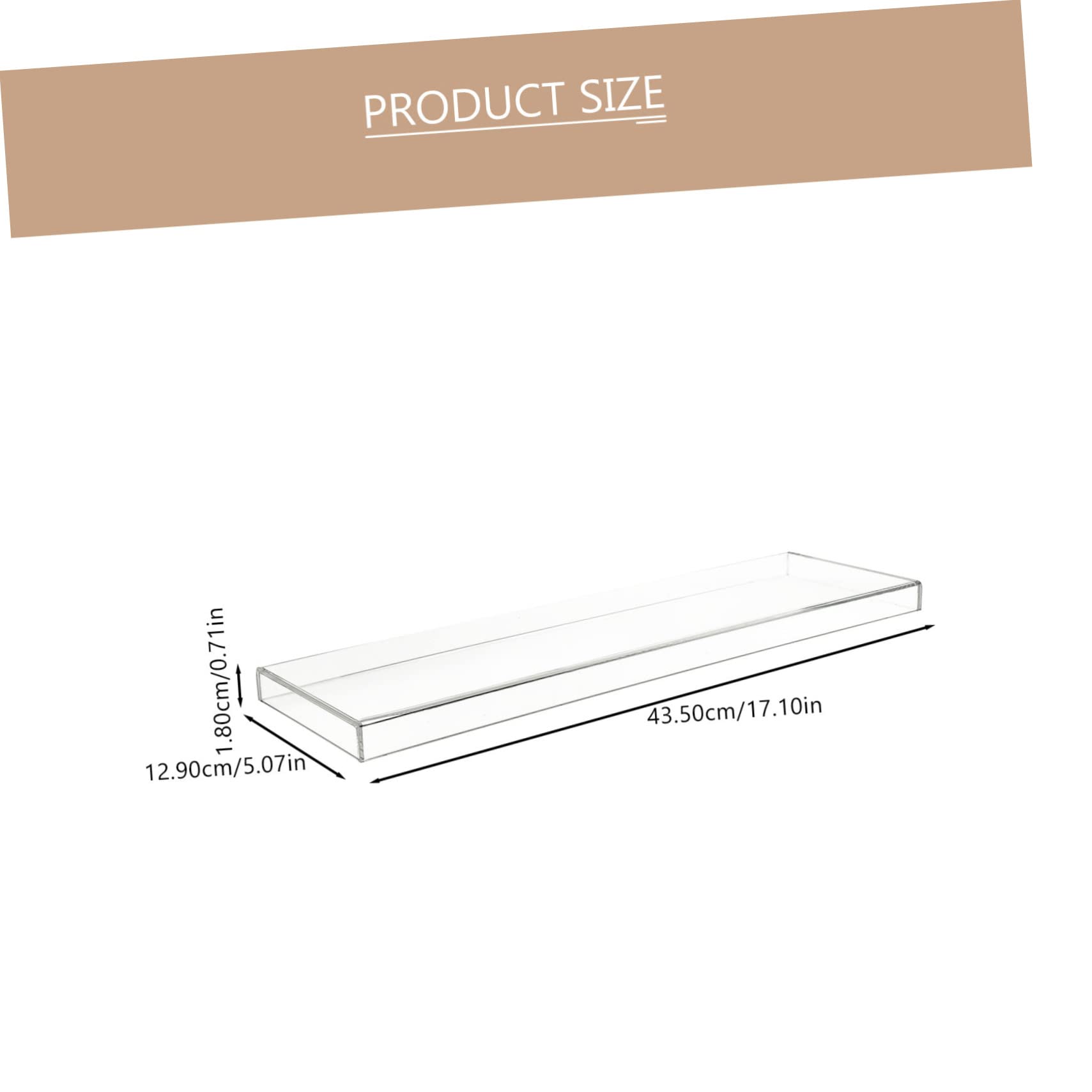 BRIGHTFUFU Acrylic Keyboard Cover Durable Clear Keyboard Cover for Gaming Office Use and Design