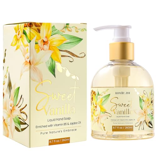 Image of ROMIIE ZOI Liquid Hand Soap with Gift Box - Sweet Vanilla - 260ml / 8.7 fl.oz
